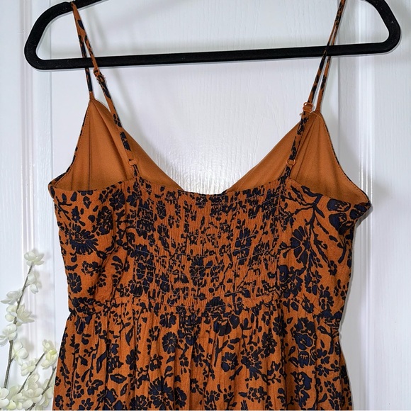 Blue Rain Brown and Black‎ Floral Maxi Dress - Picture 9 of 13